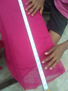 2 Combo Unstiched Net Dress (Pink&amp;Blue)