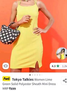 Yellow Bodycon Dress