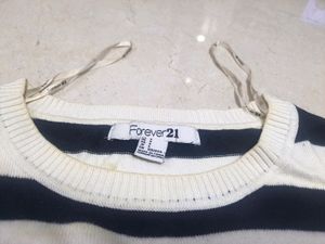 Forever 21 PolarBear Ribbed Top