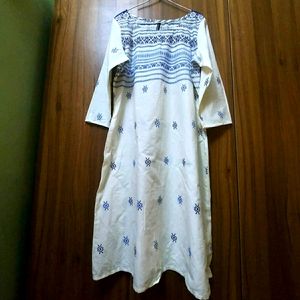Moda Rapido White Kurti