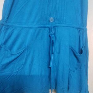 Blue Sundress with Pockets