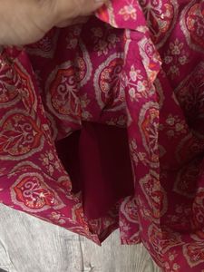 Elegant Pink Printed Kurta