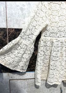 Lace Bell Sleeve Top