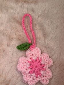 Sakura Flower Key Holder Or Chain