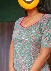 Floral Print Kurti Top