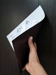 Magnetic white board planner sheet.