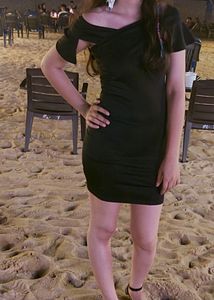 Little Black Dress with Cutouts