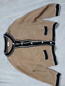 Warm Korean Button Up Sweater