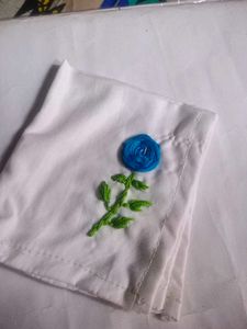 Hand Embroidered Handkerchief
