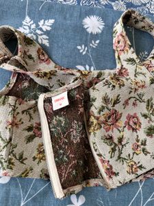 Floral Corset Crop Top