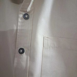 PRICE DROP: Stylish, Beige Half Sleeves Shirt