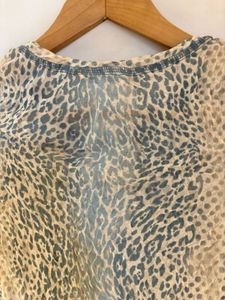 Leopard Print Beautiful Mesh Top