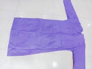 Purple Embroidered Kurta
