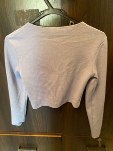 Zara Ribbed T Shirt