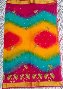 Beautiful Multi Colour Saree