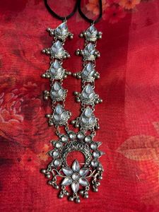 Oxidized Silver Necklace