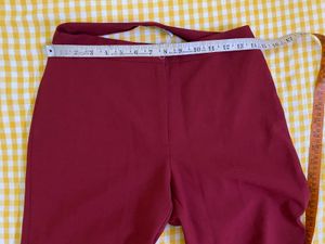 Mango Red Flared Pants Waist 28