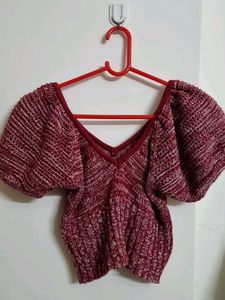 Roadster RED CROP TOP
