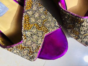 Pink Stone Heels 👠