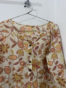 Floral Print Kurta