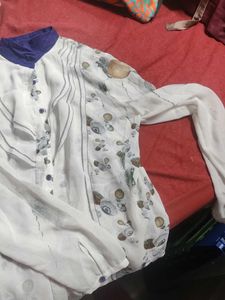 White N Purple Shirt