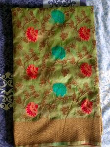 Beautiful Organza Floral Saree