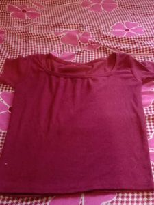 Burgundy Casual Top