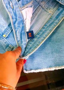 Sky Blue Mini Skirt For Your Teenager Girls.