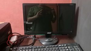Acer Monitor, Keyboard, and UPS