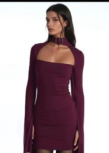 NewMe Wine Bodycon Dress