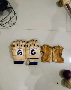 Cricket Batting Gloves Set