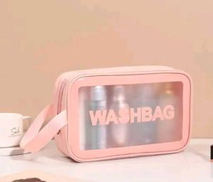 Pink Travel Cosmetic Bag