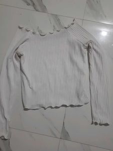 White Off-Shoulder Top