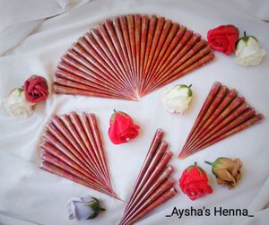 Aysha's Organic Nail Cones ( Pack Of - 10)