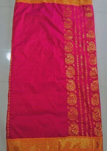 Pink &amp; Orange Saree