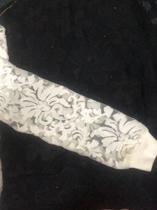 Vero Moda White Organza Bomber Jacket