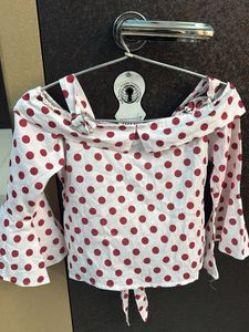 Girls' Polka Dot Top &amp; Pant Set