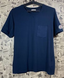 Moncler Navy Pocket Tee - Size M