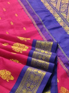 Red &amp; Blue Saree