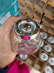 Glass Jar with Lid set of 4
