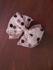 Polka-Dot Bowknot Hairpin