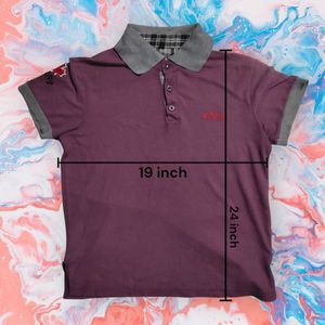 T-shirt Men(violet)(L)