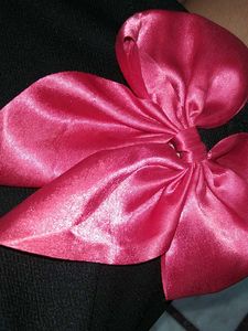Pink Bow Hair Accessory