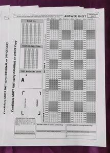 Neet Ug Omr Sheet