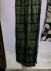Green Printed Dupatta