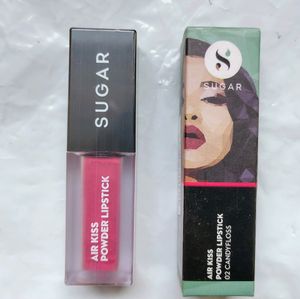 Sugar Air Kiss Powder Lipstick In Shade Candyfloss