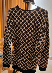 Patterned Knit Sweater