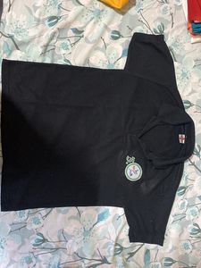 Solid Black T-shirt For Men