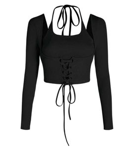 Stylish Black Crop Top