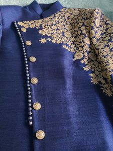 Blue Ethnic Sherwani,, FLAWLESS, NO STAIN,NT USED